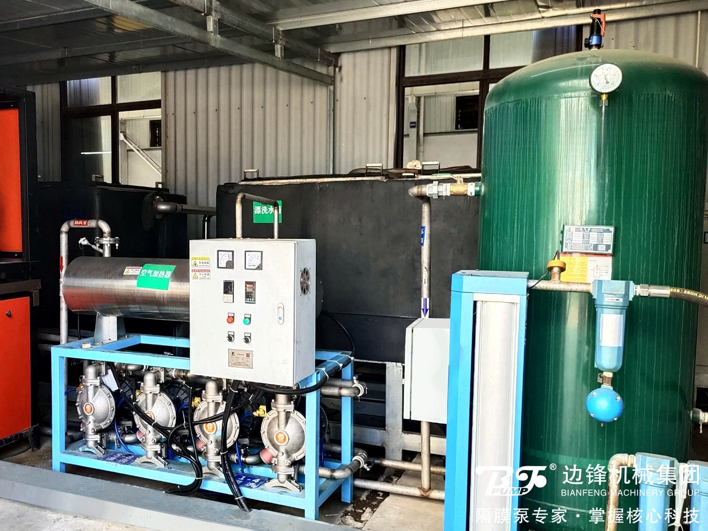 邊鋒大流量隔膜泵高壓輸送方案，為工業(yè)設(shè)備清洗排憂解難